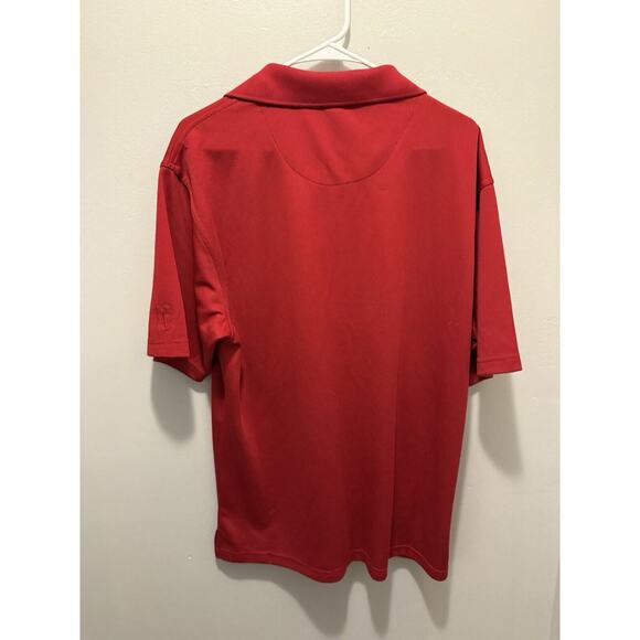 Size Large men’s PGA Tour Polo Red - Picture 4 of 4